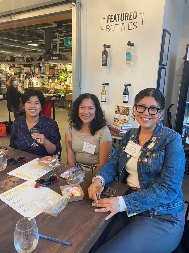 Attendees at the CLAA Worcester Pride Week Wine Tasting Event