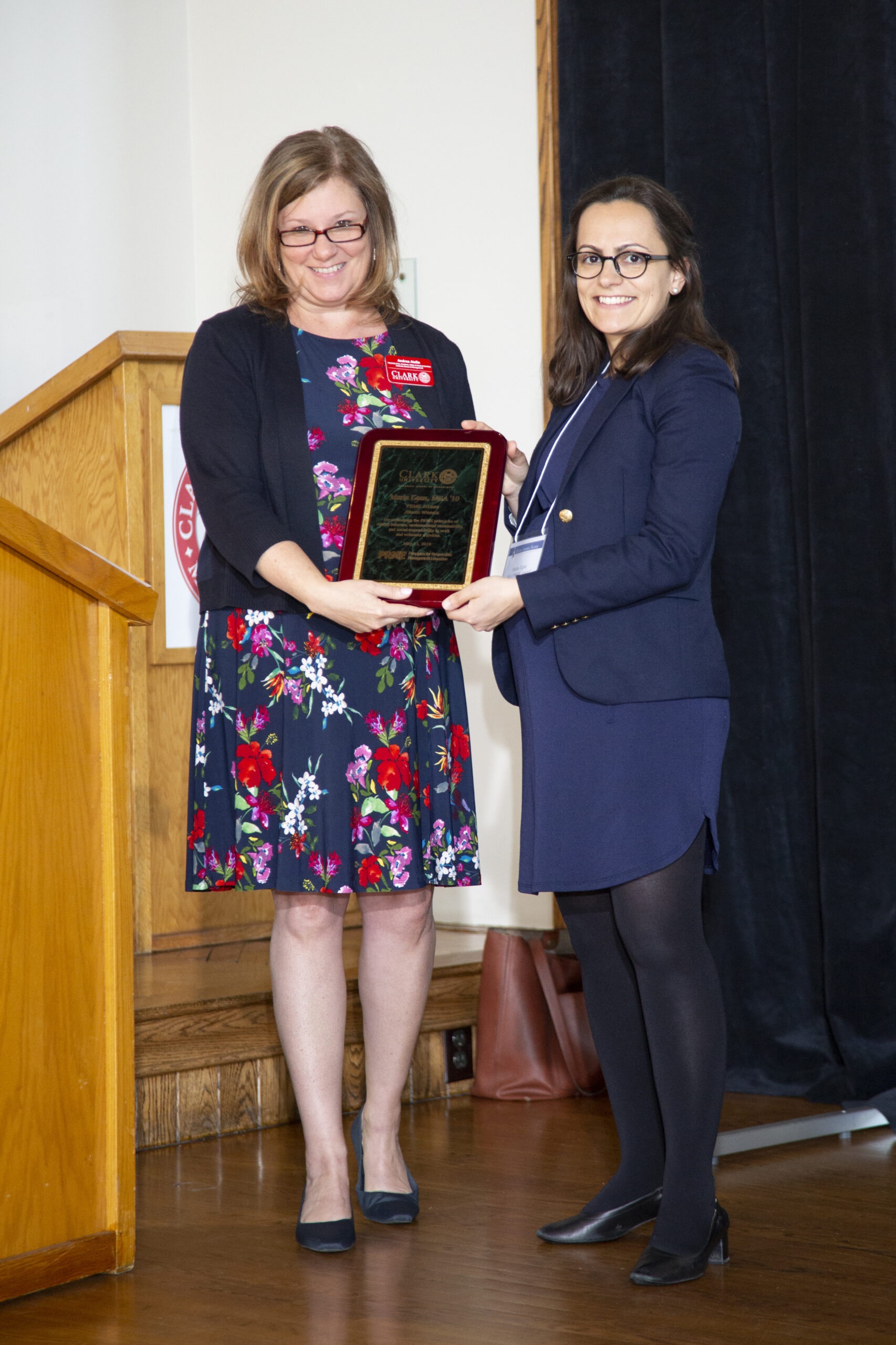 Clark Alumna Maria Egan is the 2019 PRME Alumni Award Recipient