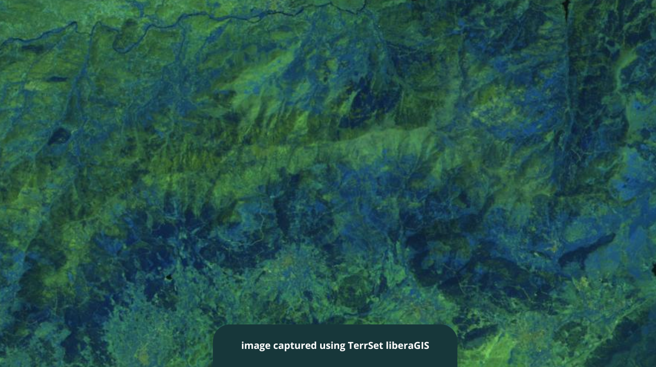 An image captured using TerrSet liberaGIS