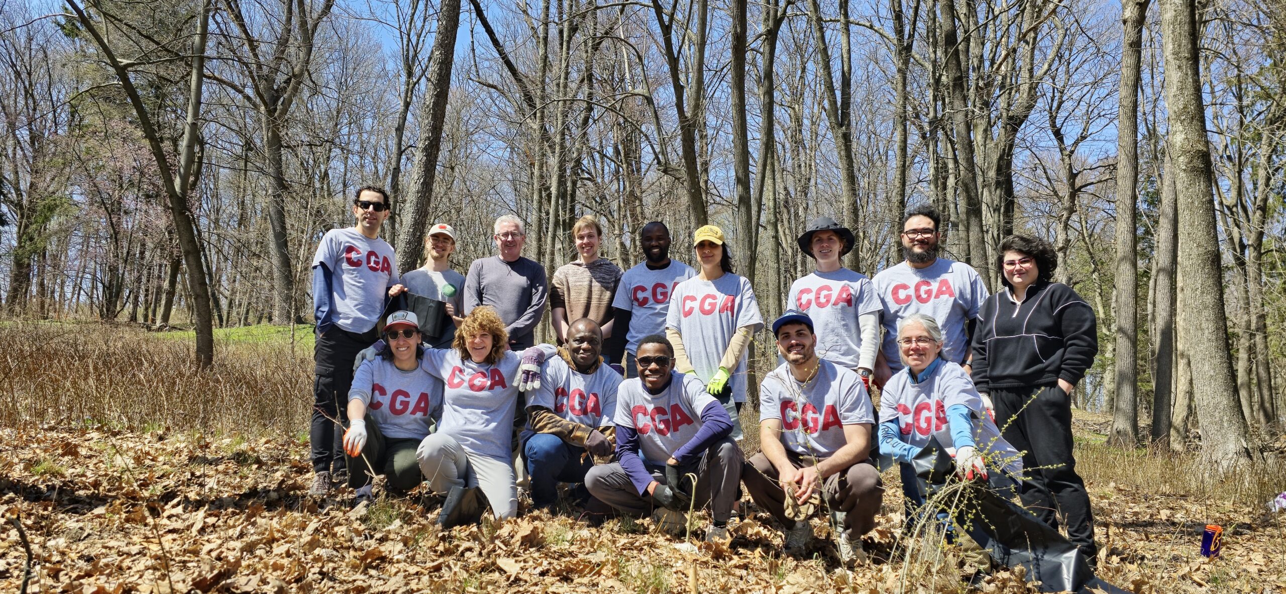 Clark CGA team picture from Volunteer Day