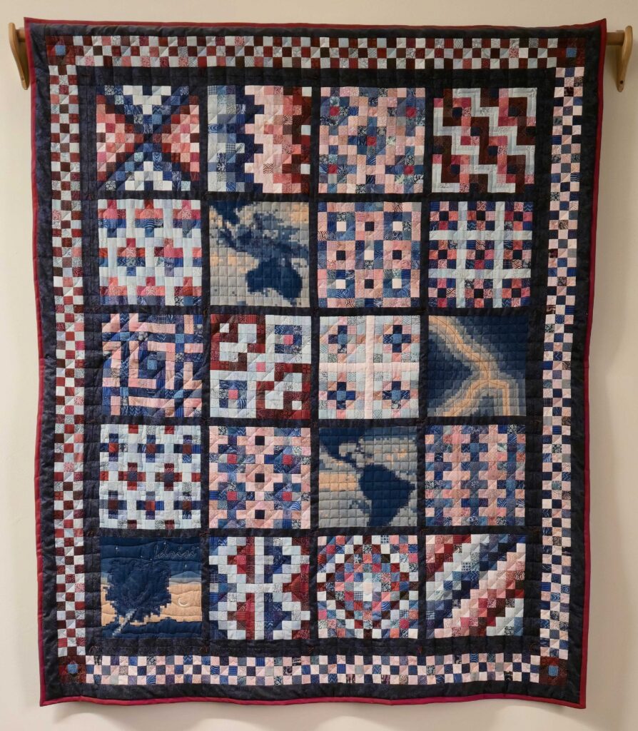 Quilt gifted by Anne Gibson to Clark Labs (Now Clark CGA)