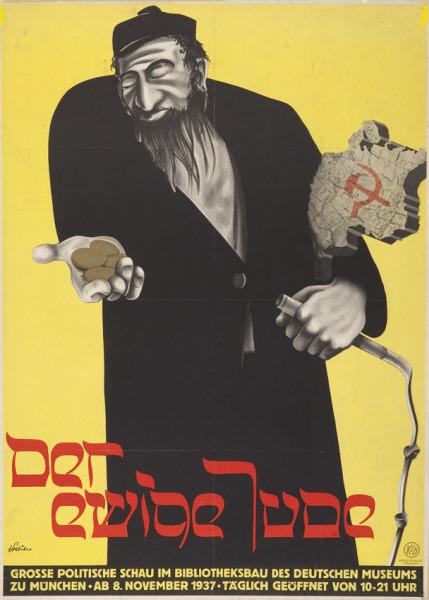 Poster of the Eternal Jew exhibiton