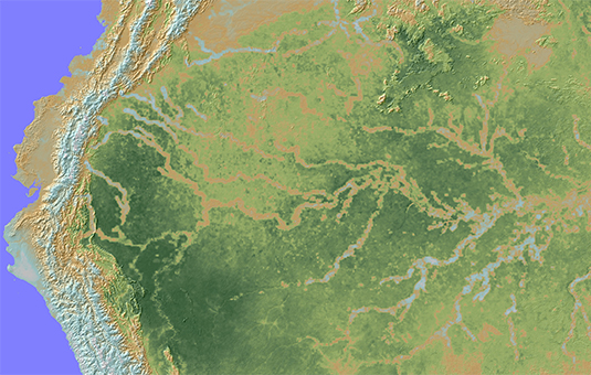 amazon map