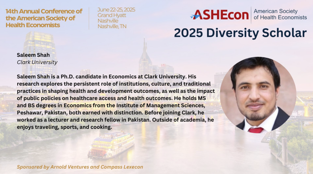 saleem won diversity scholar award