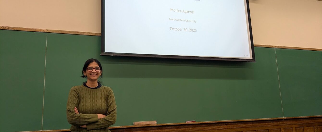 Monica presenting in the seminar