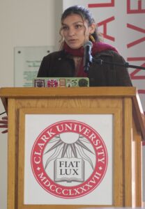 martina presenting