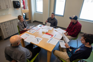 group judges deliberating