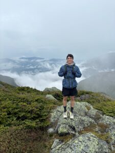 Ryan Hovey on a mountain