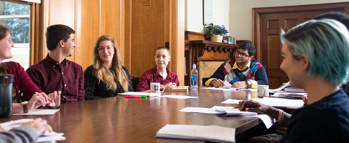 philsophy undergraduate students in class