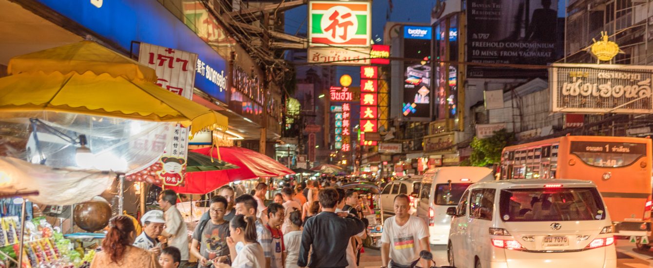 Busy street in Bangkok