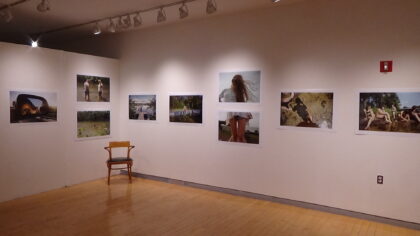 view of gallery exhibit - Blur of Summer