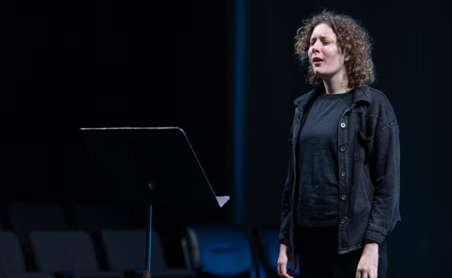 Theatre Summer Intensive student singing