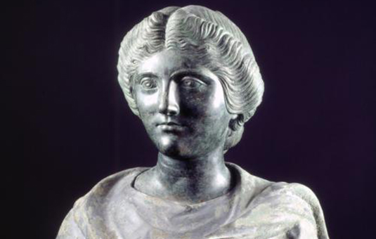 Sculpture of woman