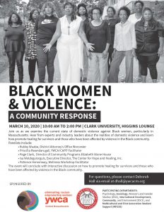 Black Women and Violence Event