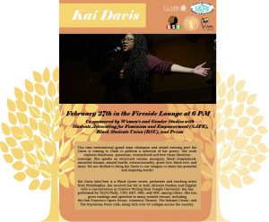 Kai Davis Poetry reading