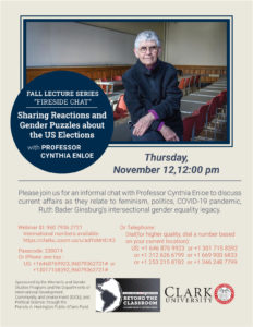 Cynthia Enloe: Sharing reactions about US elections