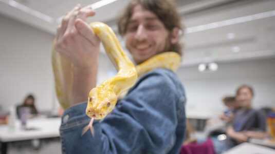 Photo essay: Reptiles visit Clark