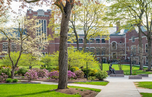 campus green at clark university