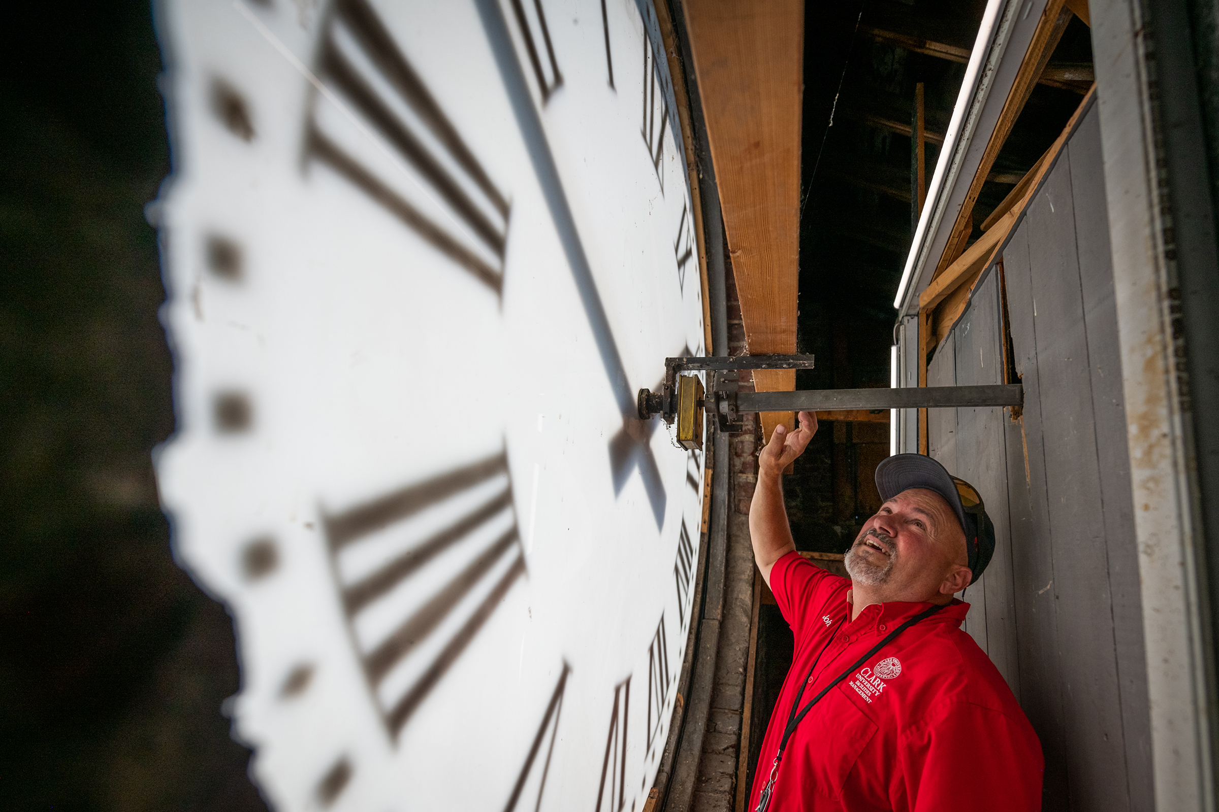 Jonas Clark Hall - clock tower
