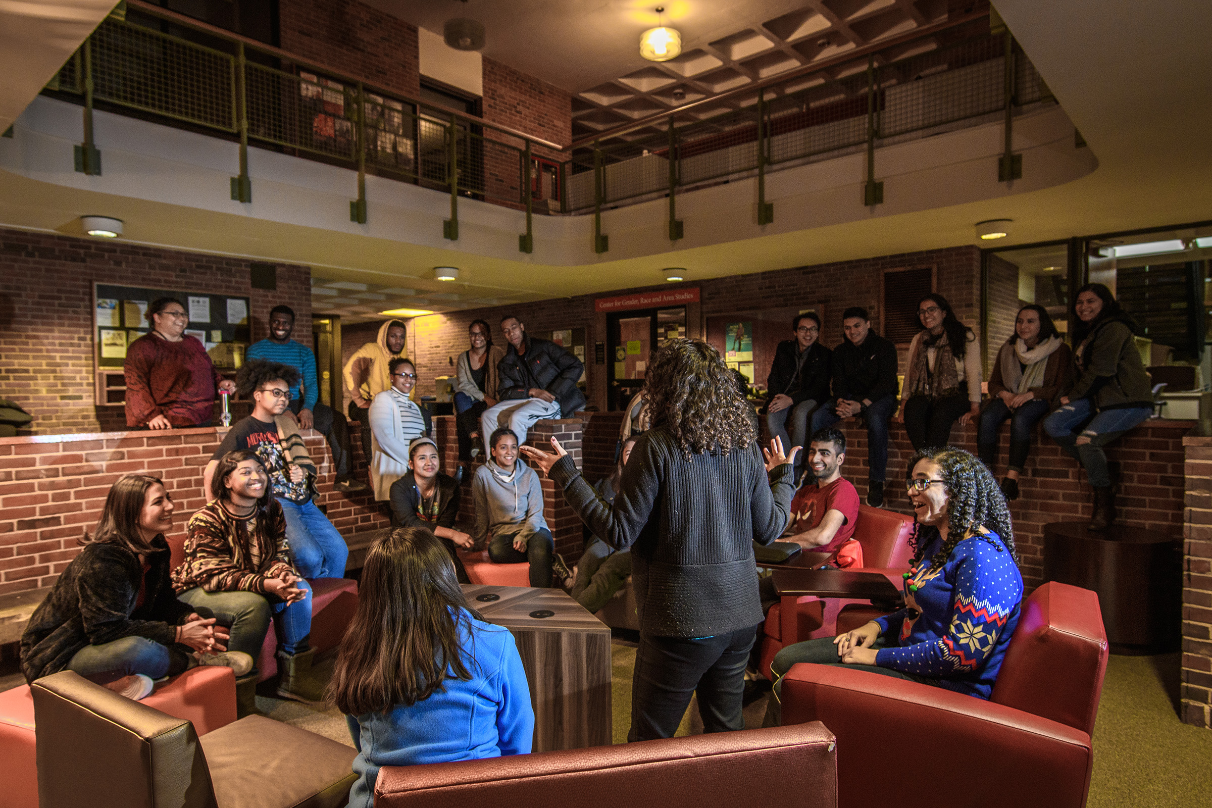 Dana Commons - fireside lounge