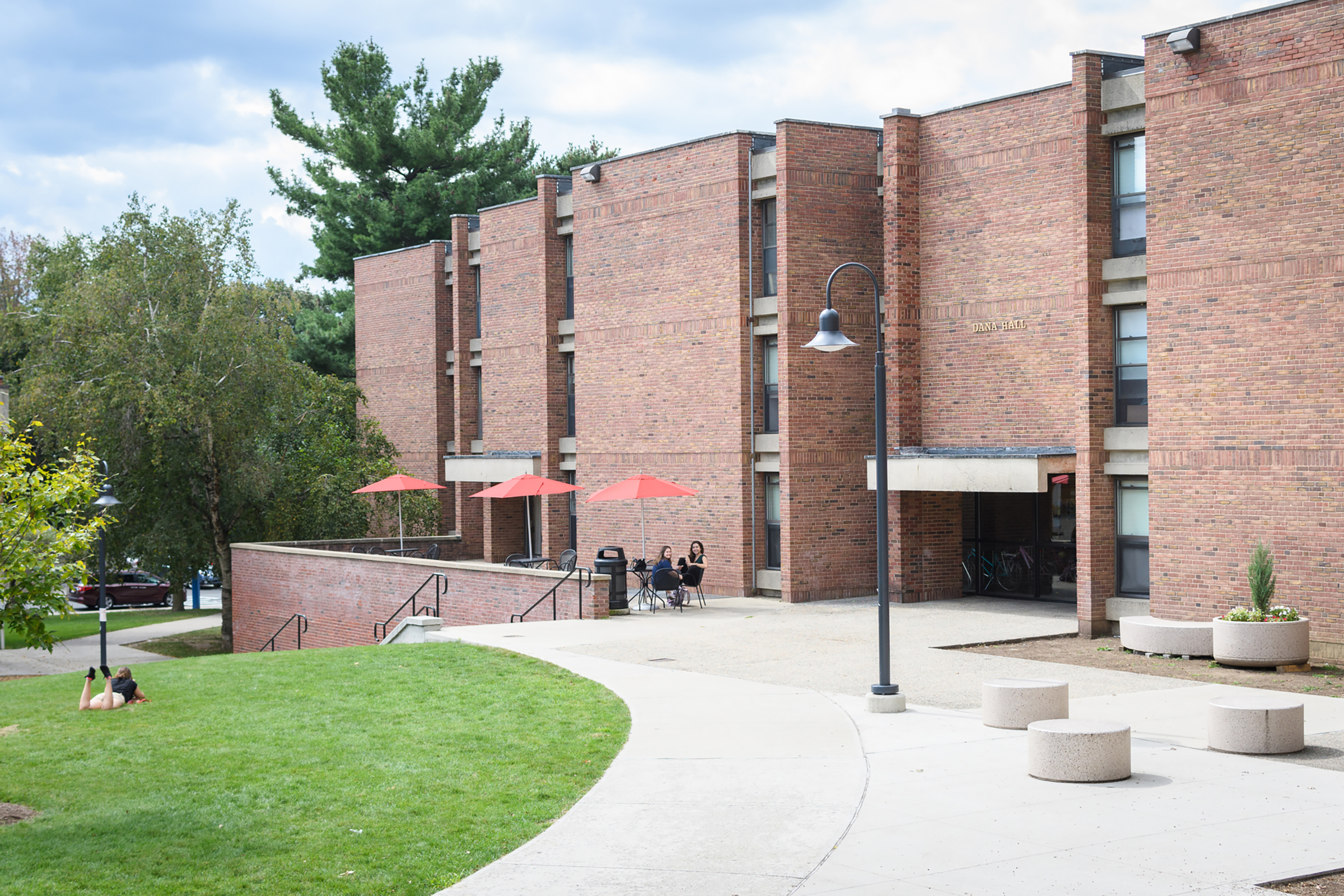 Dana Hall - outside eating area