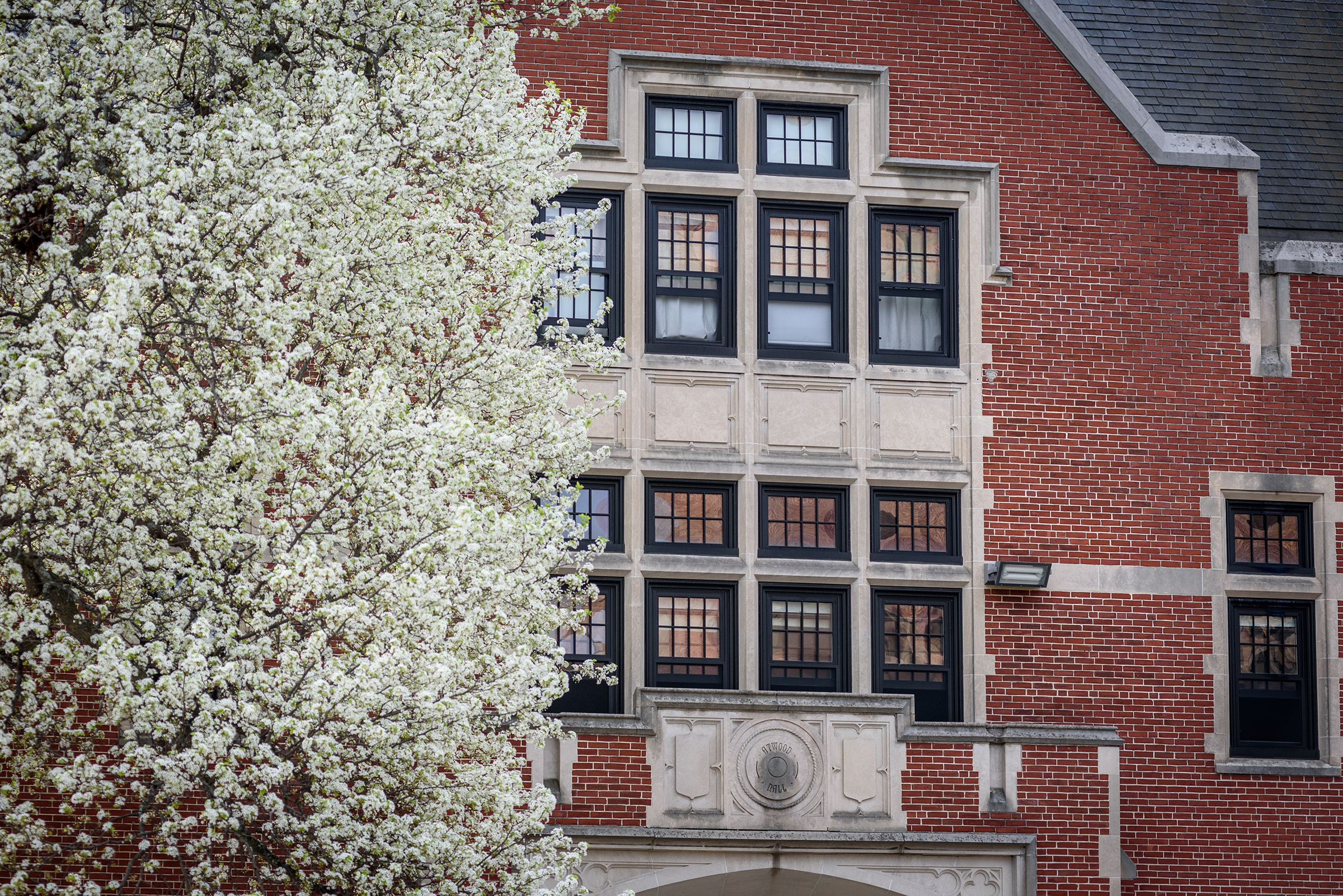 front of Atwood Hall