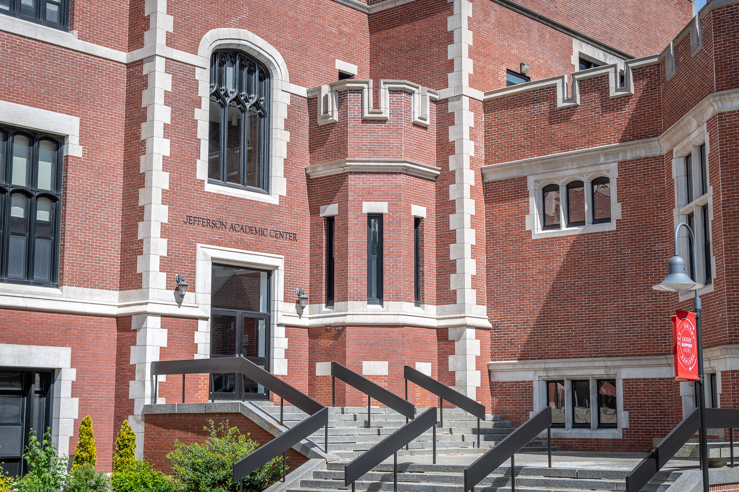 Jefferson Academic Center closeup of staircase