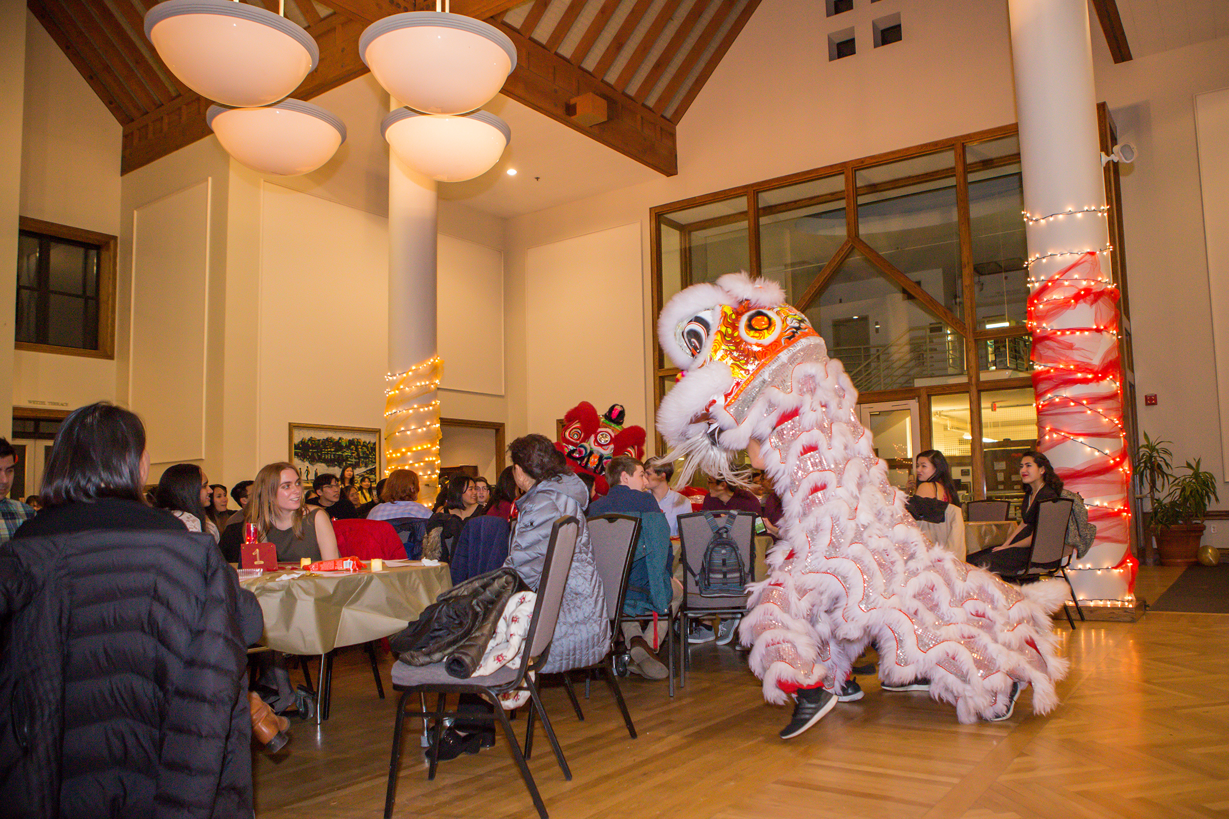 Higgins University Center - lunar celebration in great hall