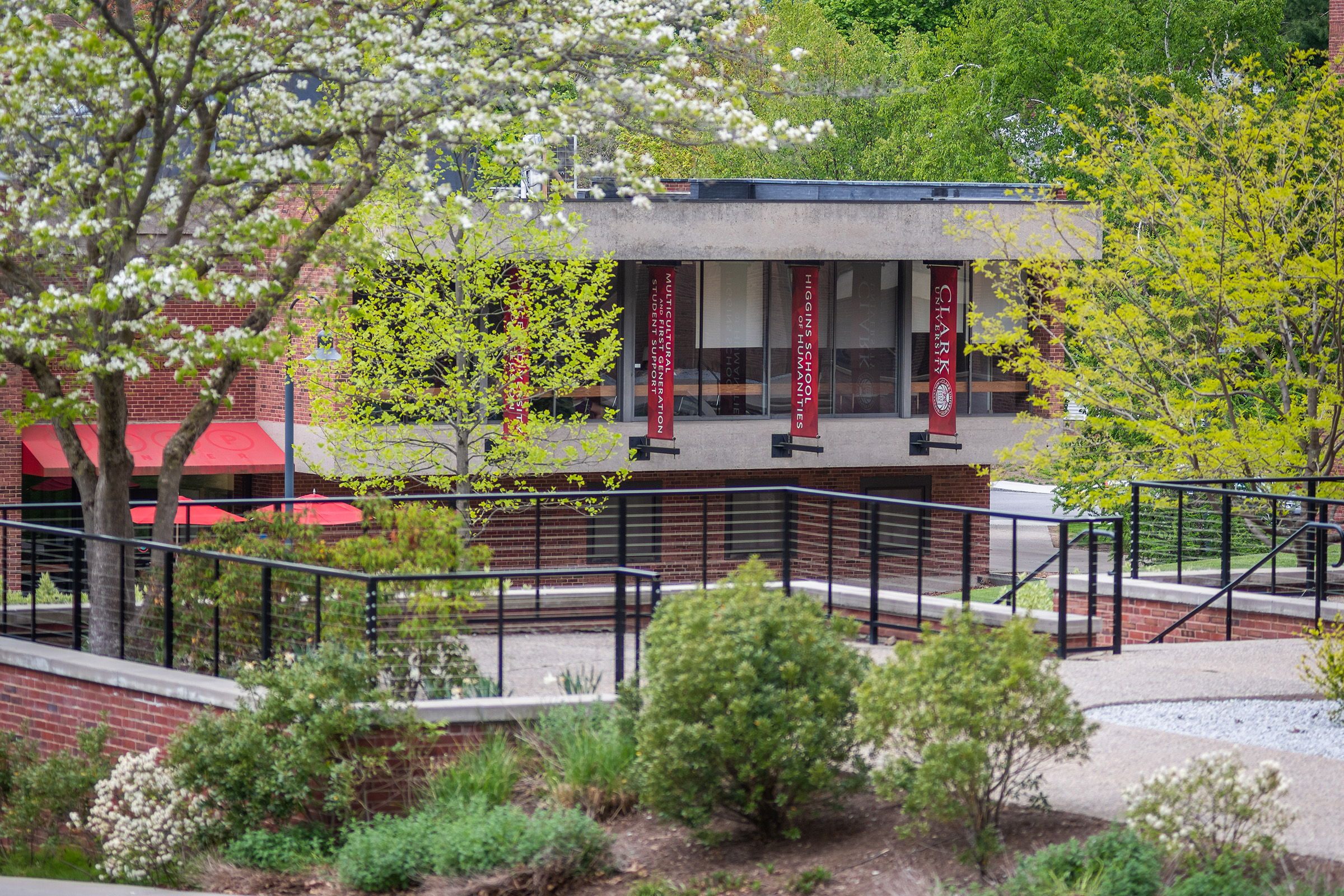 Dana Hall - outside sitting area