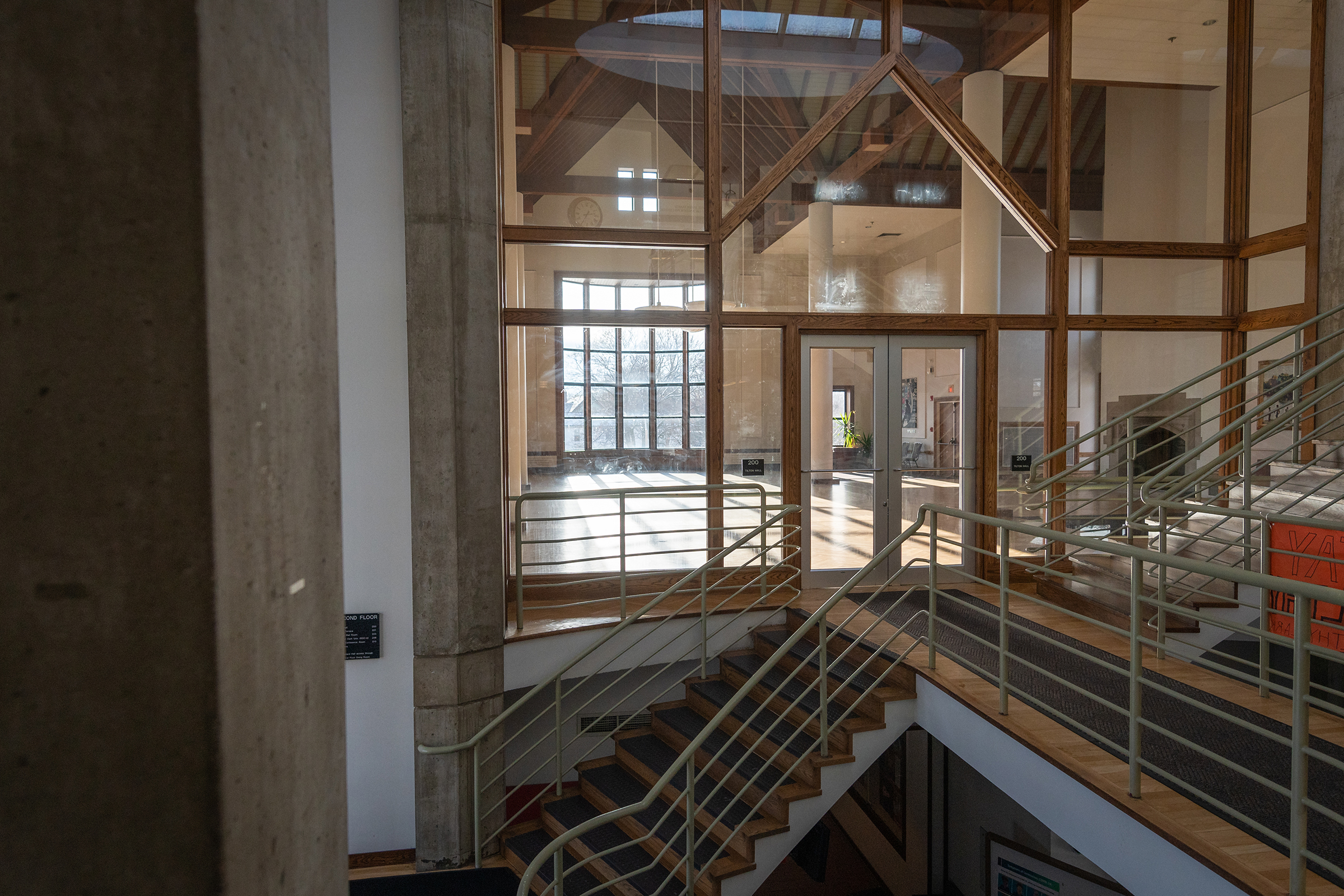 Higgins University Center - 2nd floor hall