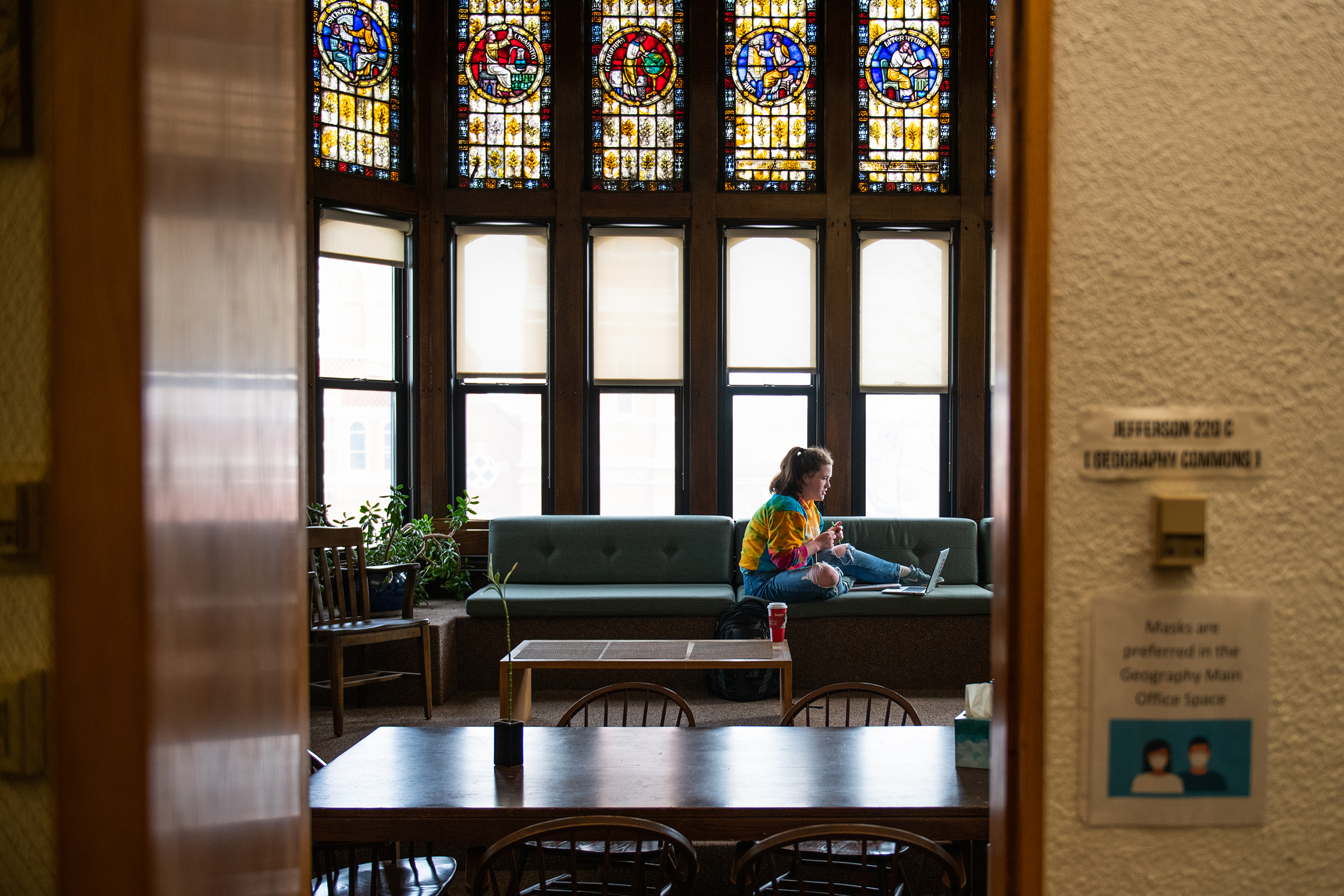 Geography Building - stained glass