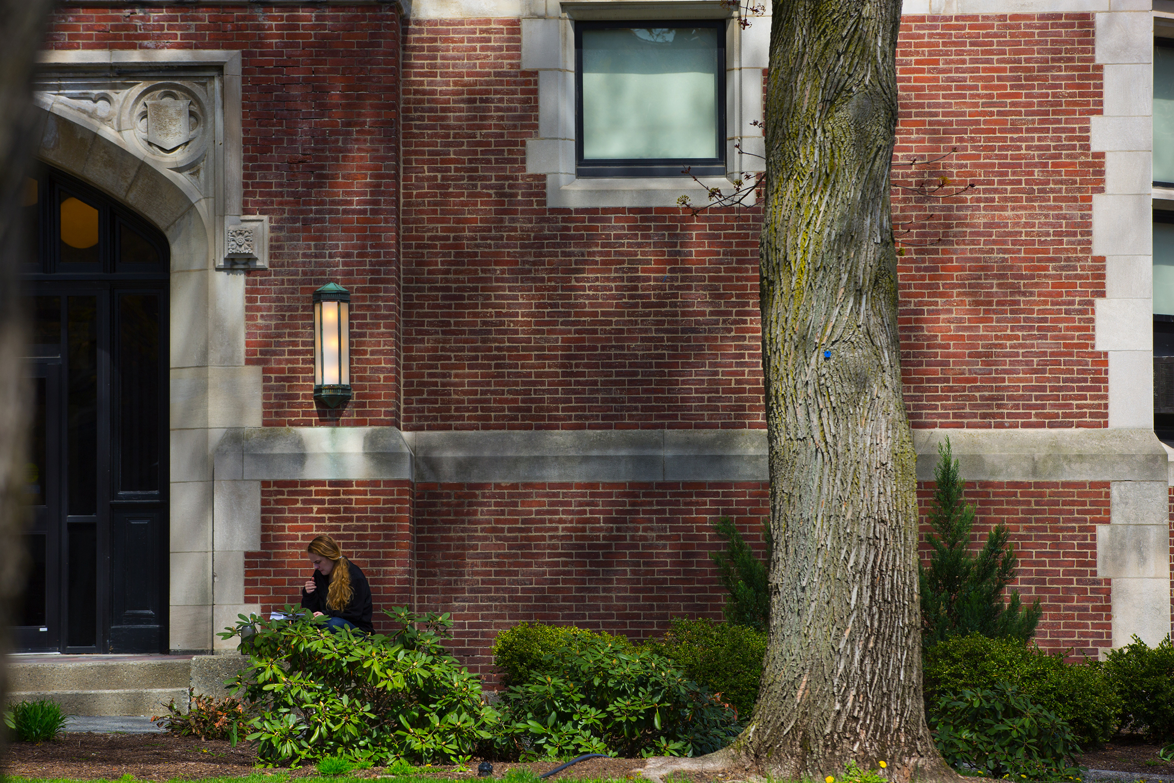 Geography Building - front door