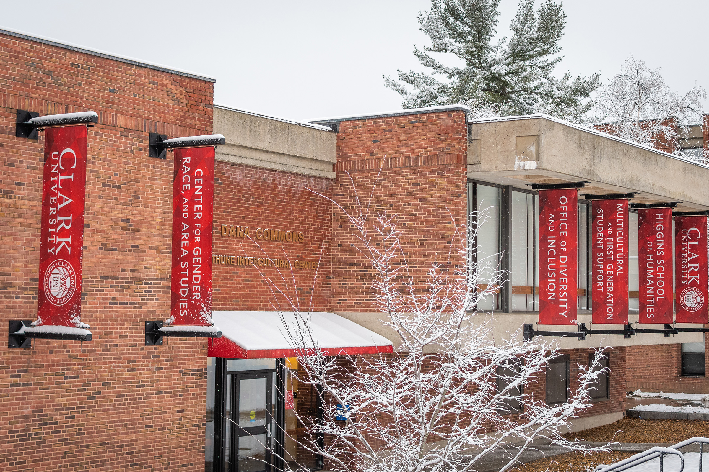 Dana Commons - winter scene