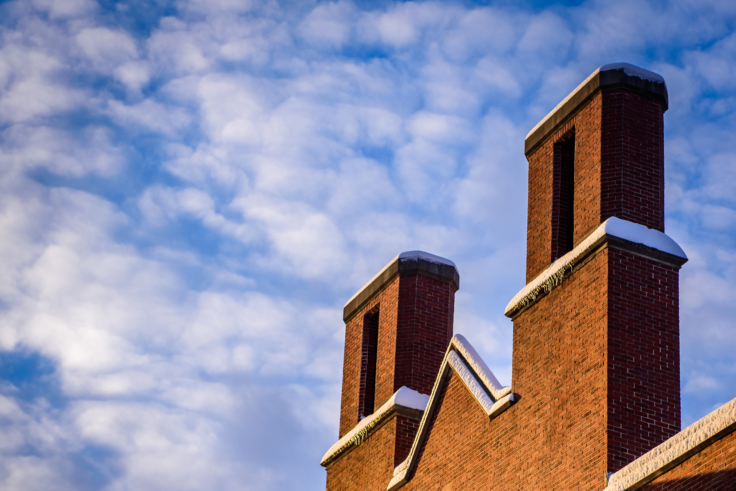 Geography Building - architecture shot of roof