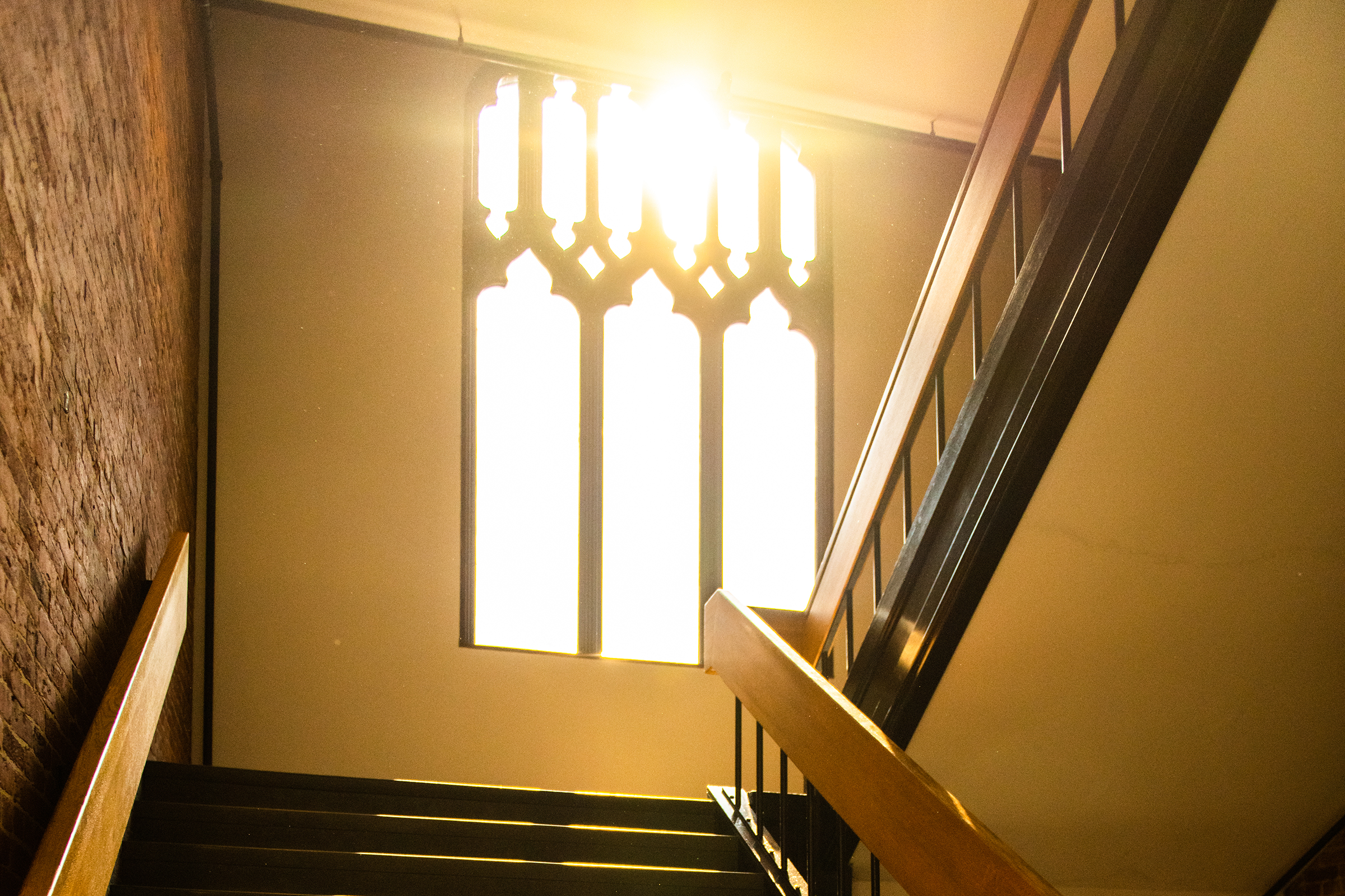 Geography Building - large interior windows