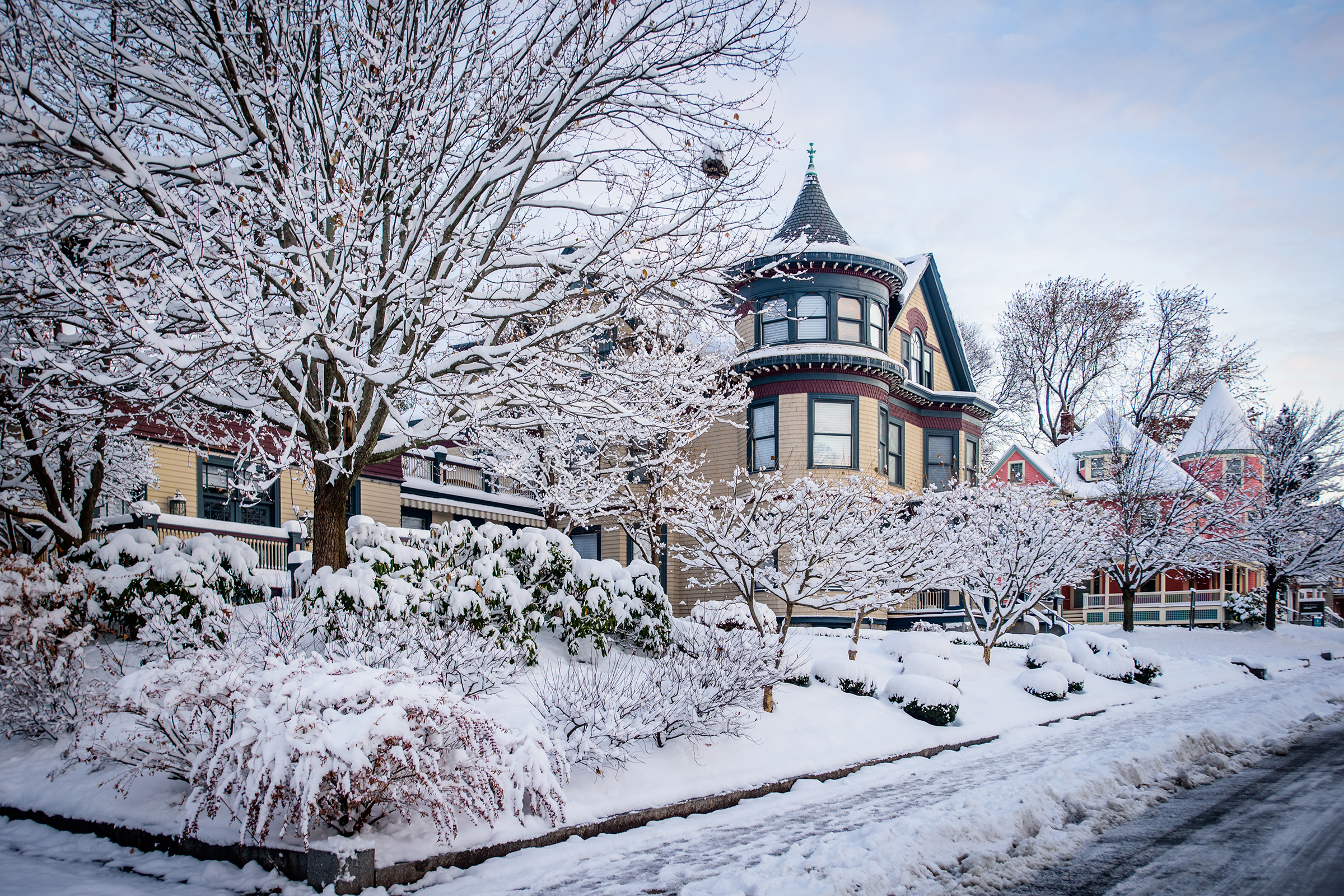 Harrington House - winter scene