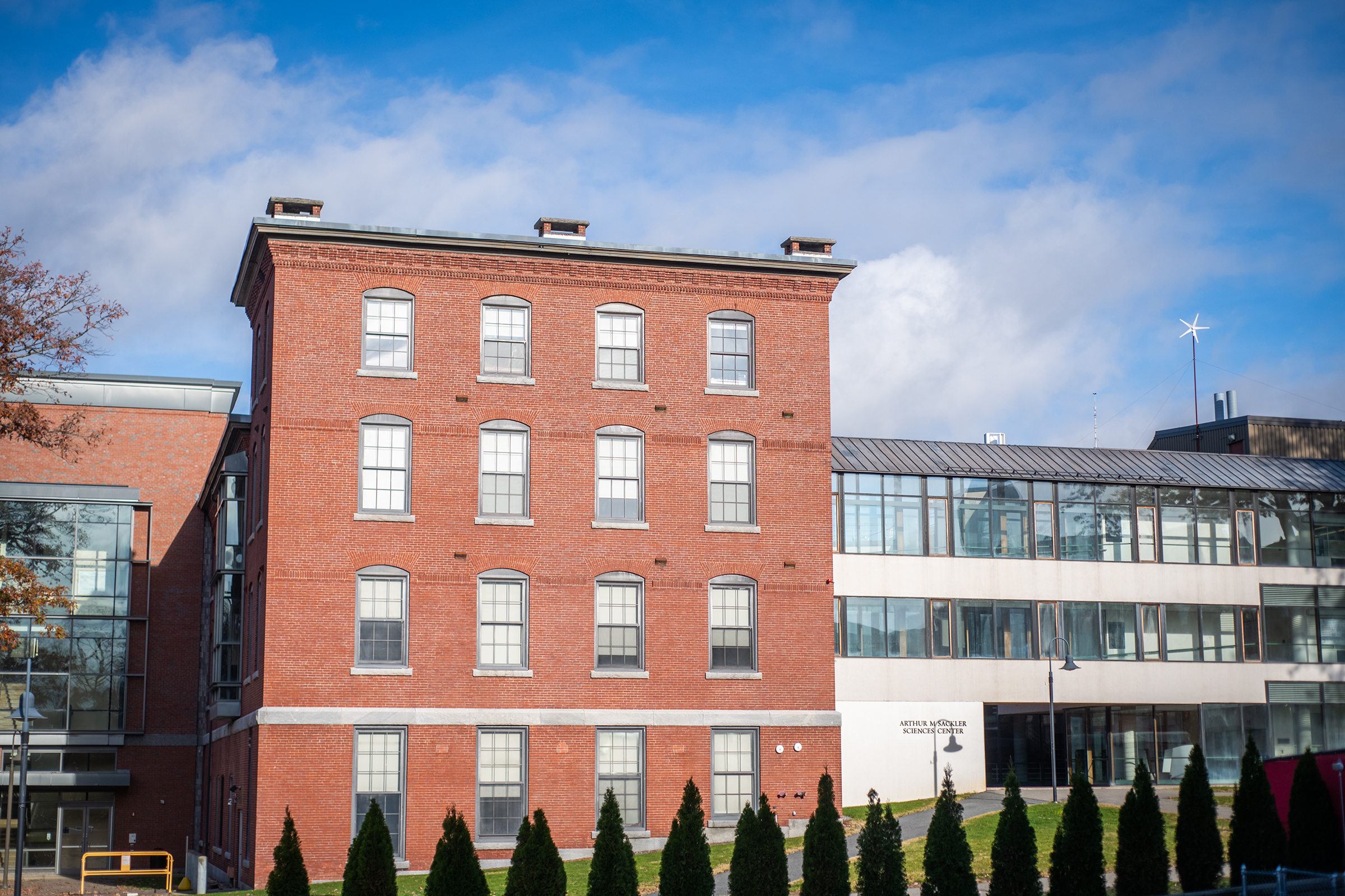 Math/Physics Building  - front of buidling