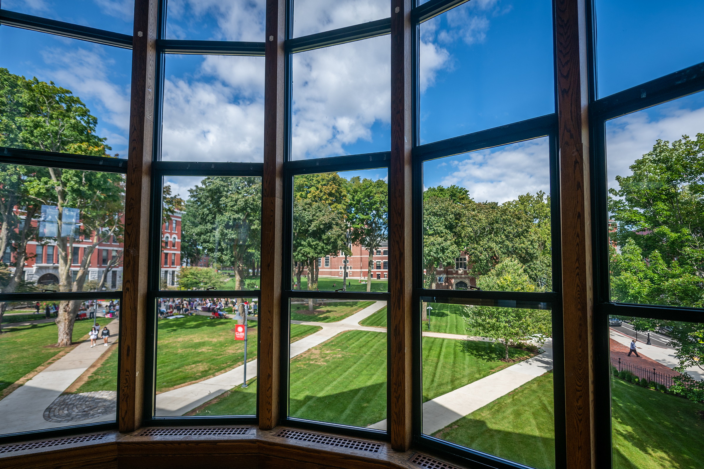 Tilton Hall - large windows