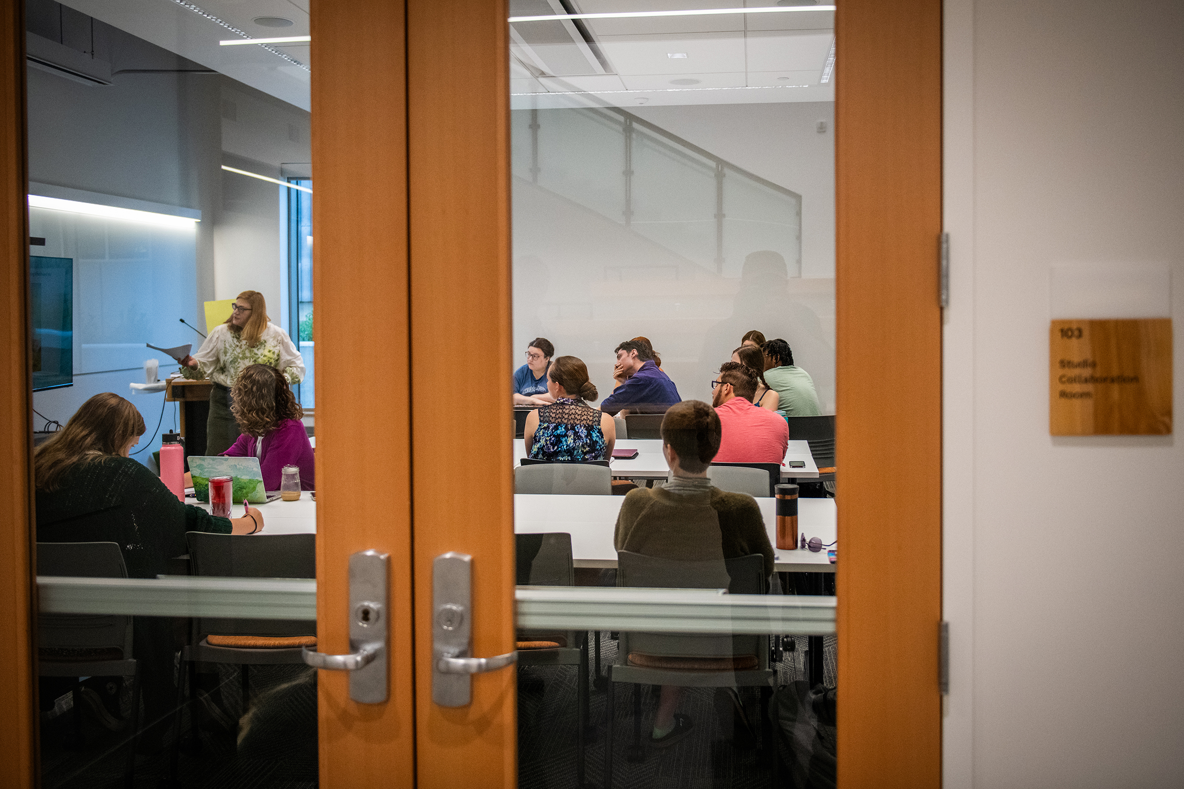 Center for Media Arts, Computing, and Design Building - interior rooms
