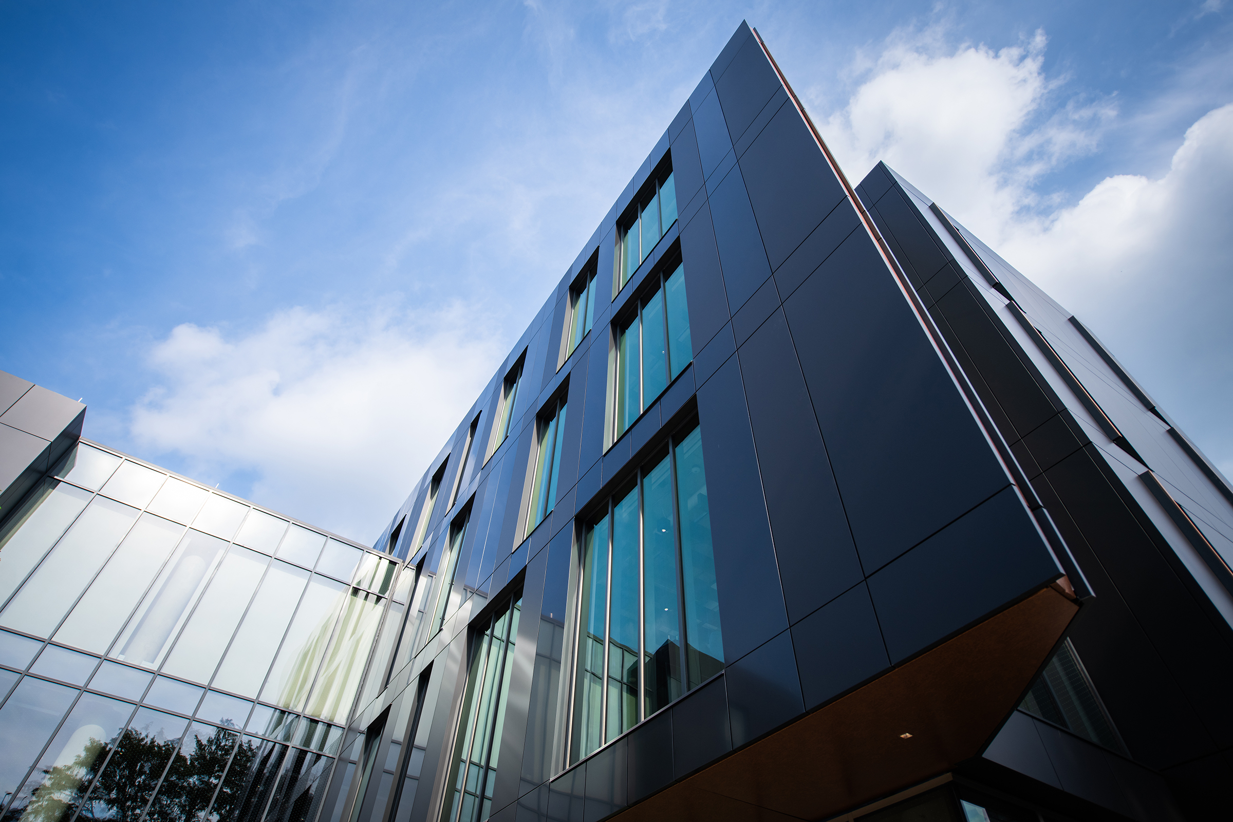 Center for Media Arts, Computing, and Design Building - windows