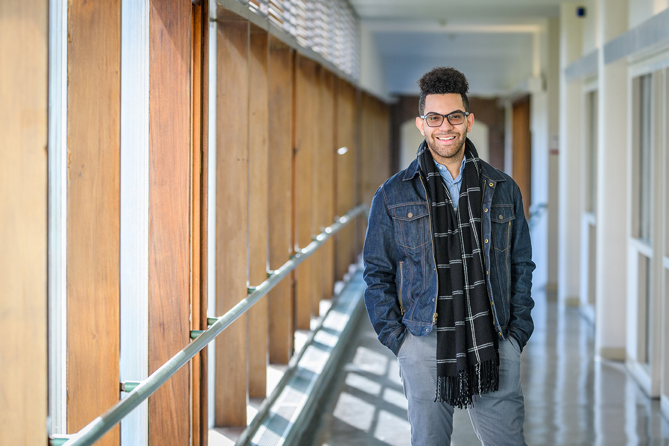 Whether dancing or coding, student makes his move
