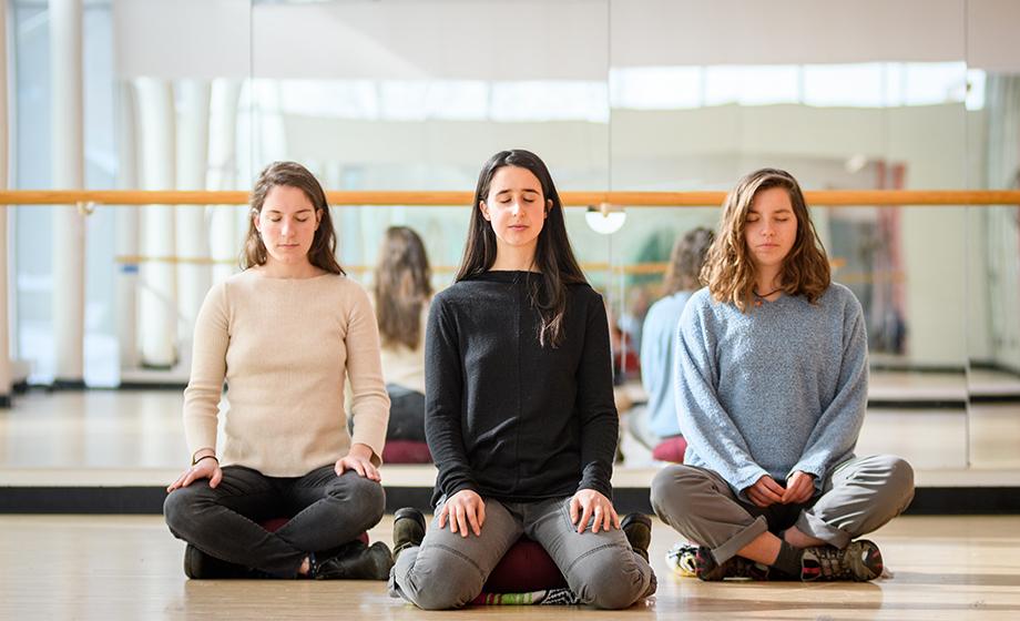 Clark campus embraces mindfulness and meditation