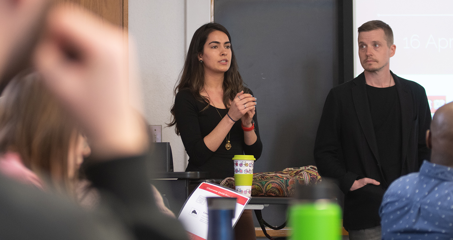 Clark alumna demonstrates how GIS aids humanitarian responses to war and disaster