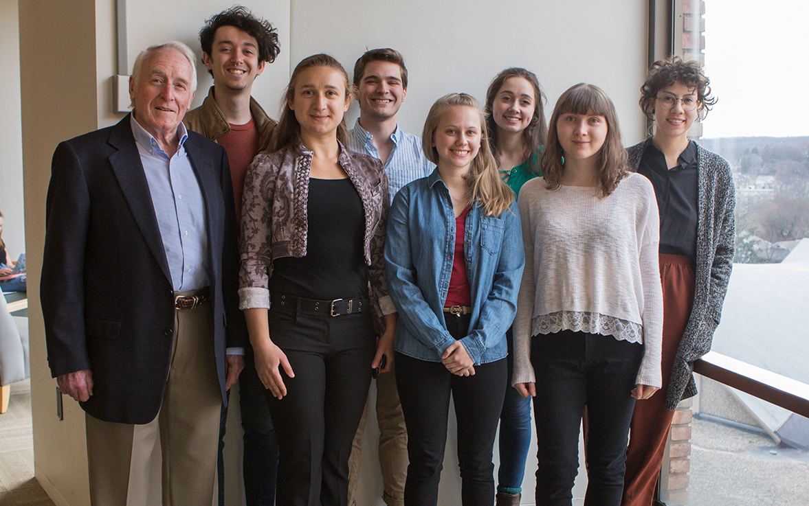 Undergraduates receive Steinbrecher Fellowships to pursue creative research projects for 2019-20 academic year