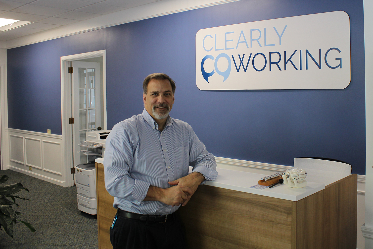 Robert DelMastro ’86 encourages entrepreneurship at Clearly Coworking