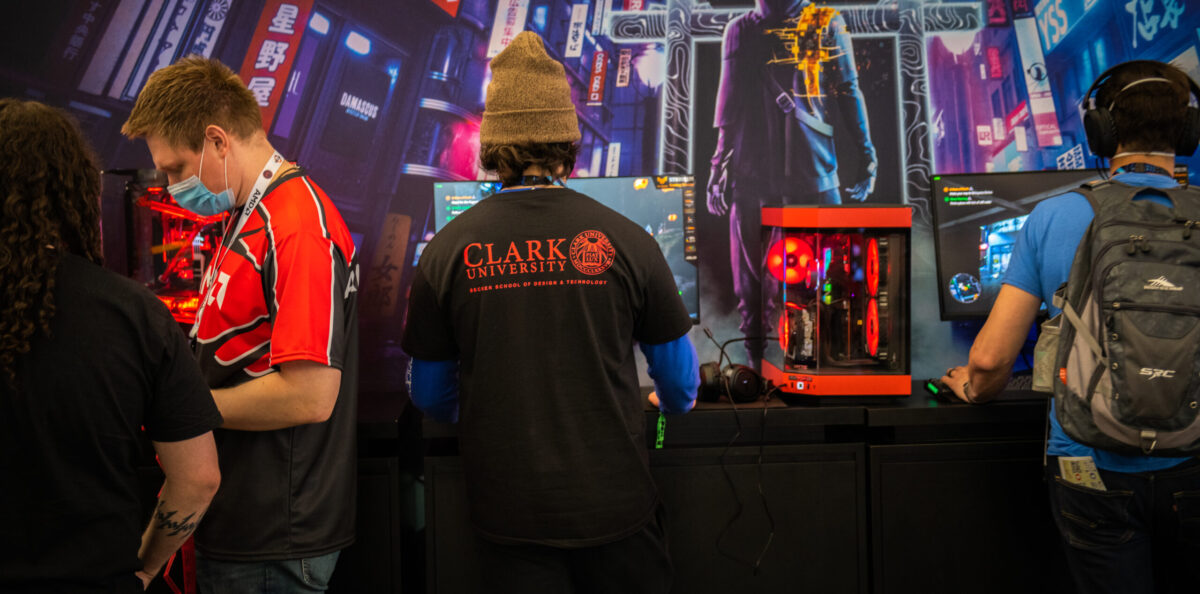 Clark's Becker School of Design & Technology booth at PAX East.