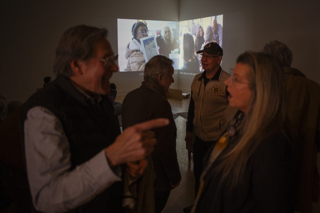 Opening reception of the "Better Together: Four Decades of Photographs" exhibit at the Fitchburg Art Museum