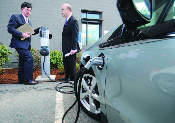Charged up: Clark event heralds area’s first EV plug-in stations