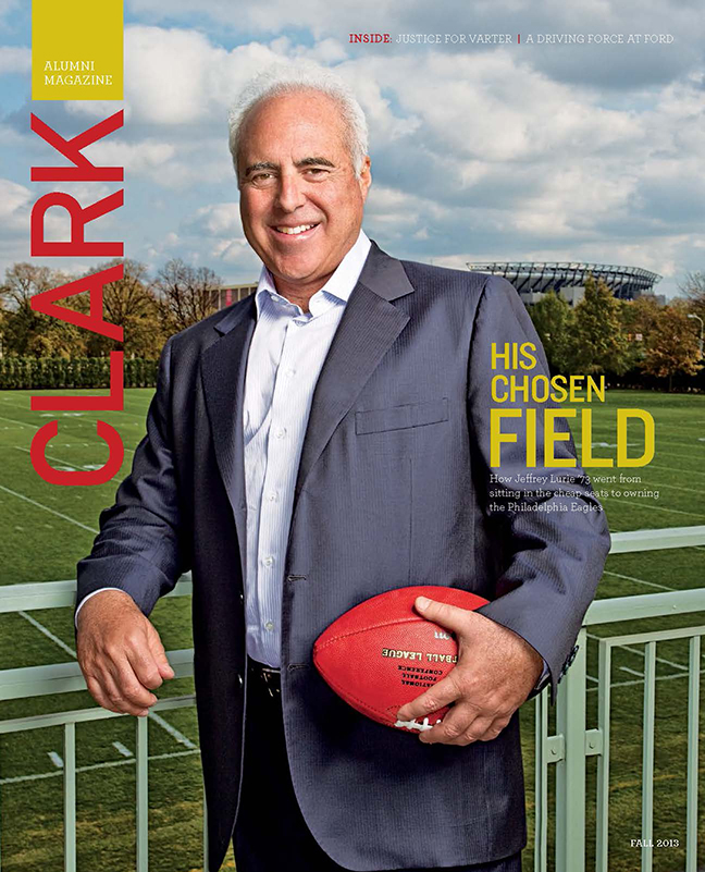 Cover of Clark magazine, fall 2013
