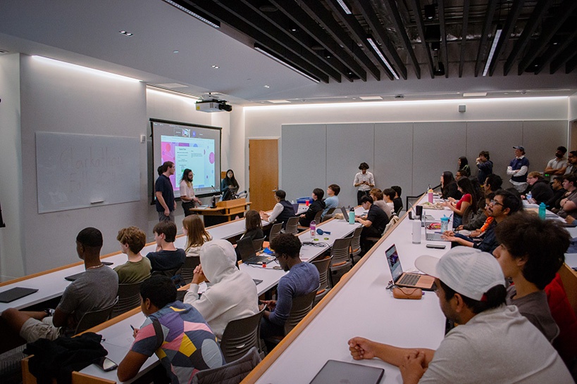 Students tackle real-world challenges at Clarkathon 2024
